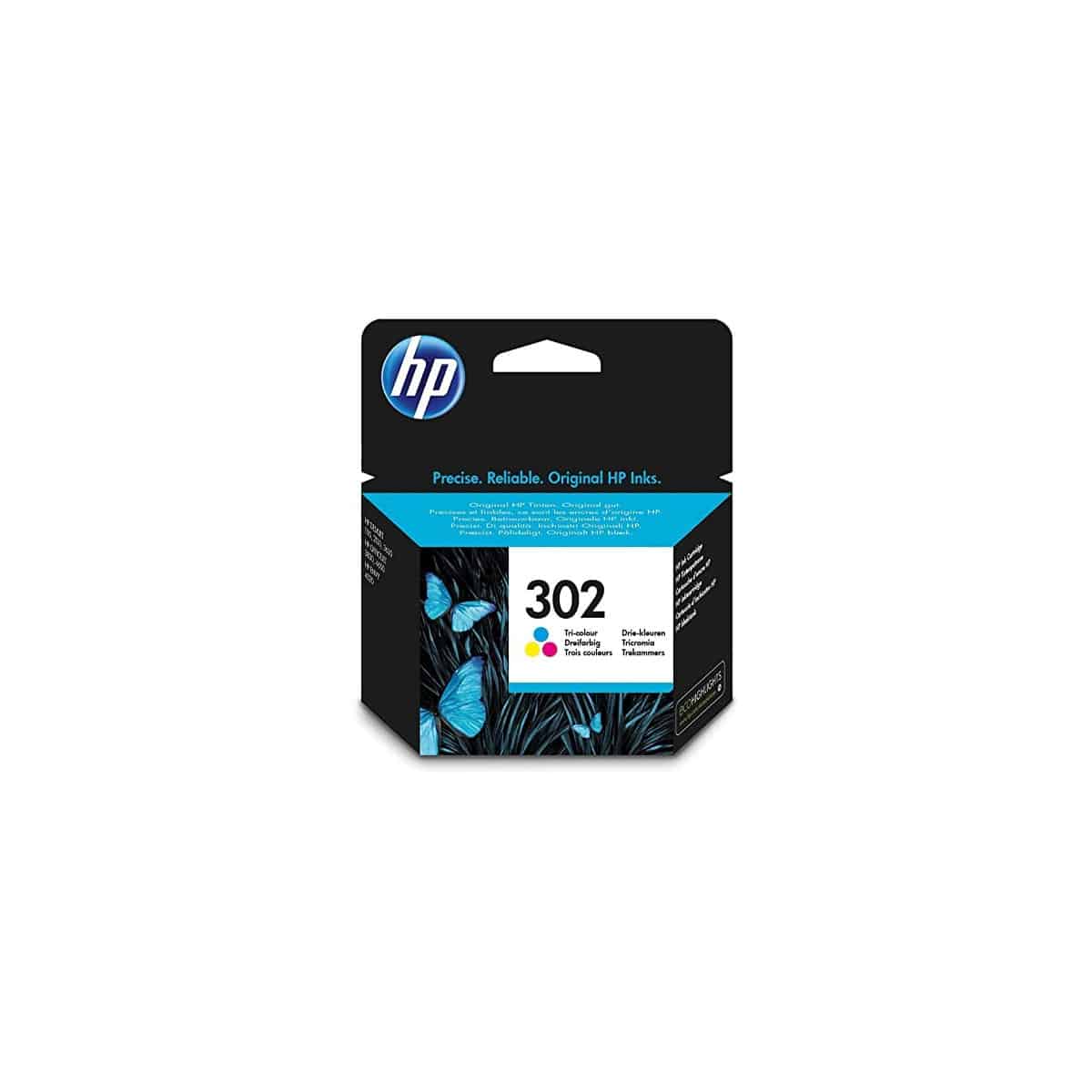 HP 302 - 2x Cartouche d'encre 302XL Zwart + Crédit d'encre instantané