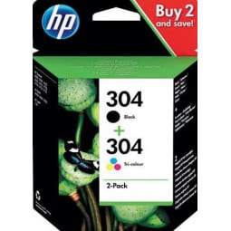Pack HP-304 BK + CL...