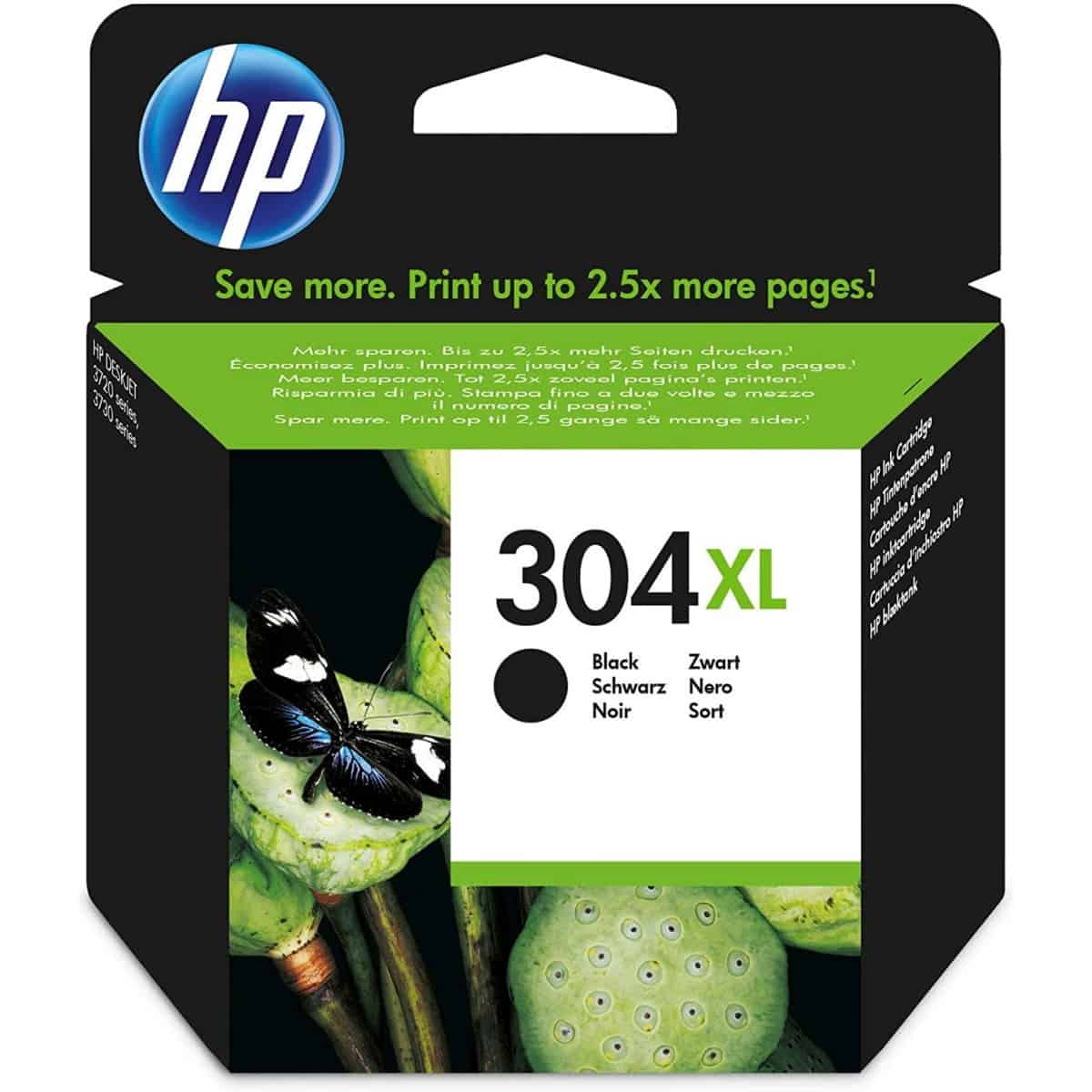 Cartouche d'encre compatible HP 304 XL Black + 3 CMY - Pack de 2