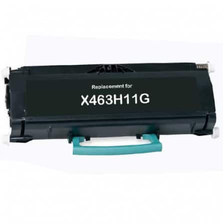 X-463 BK Toner laser compatible Lexmark - Noir