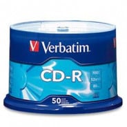 Spindle de 50 CD-R 52x - 700 Mo 80 min - Verbatim