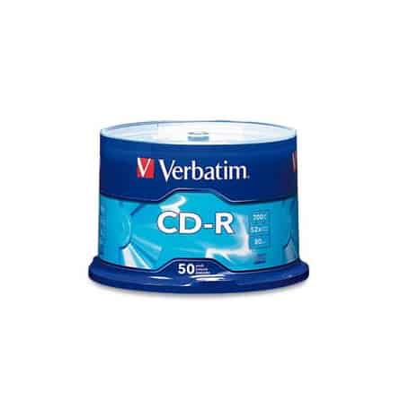 Spindle de 50 CD-R 52x - 700 Mo 80 min - Verbatim