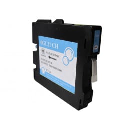 GC-21 C Cartouche d'encre compatible Ricoh - Cyan