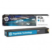 HP-913 C Cartouche d'encre HP - F6T77AE - Cyan