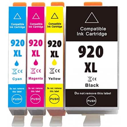 Pack 4 cartouches HP-920 XL compatible HP - 4 Couleurs