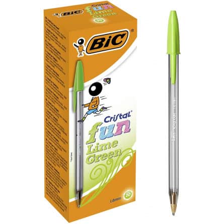Lot de 20 stylos à bille Bic- Rose