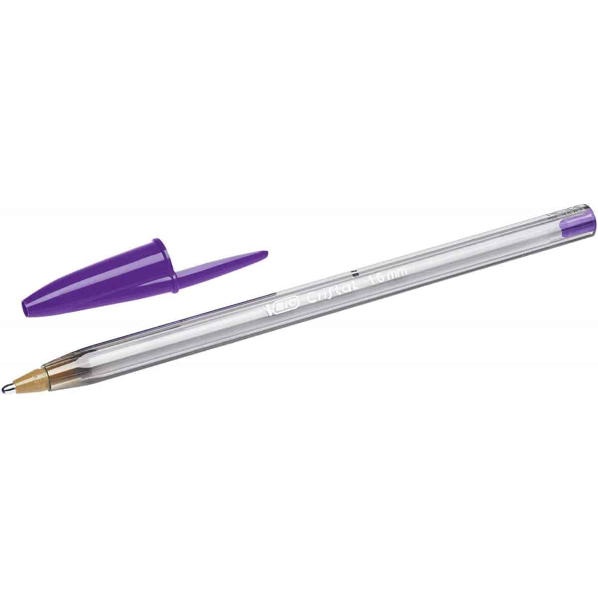 Stylo bille Bic Cristal Large à capuchon, pointe 1,6 mm sur