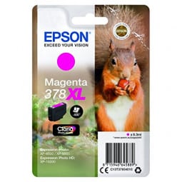 T3793 Cartouche d'encre Epson - Magenta - T378XL Ecureuil
