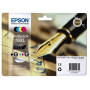 Pack 4 Cartouches T1626 Epson - 4 Couleurs - T16XL Stylo Plume