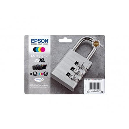 Pack 4 Cartouches T3586 Epson - 4 Couleurs - T35 Cadenas