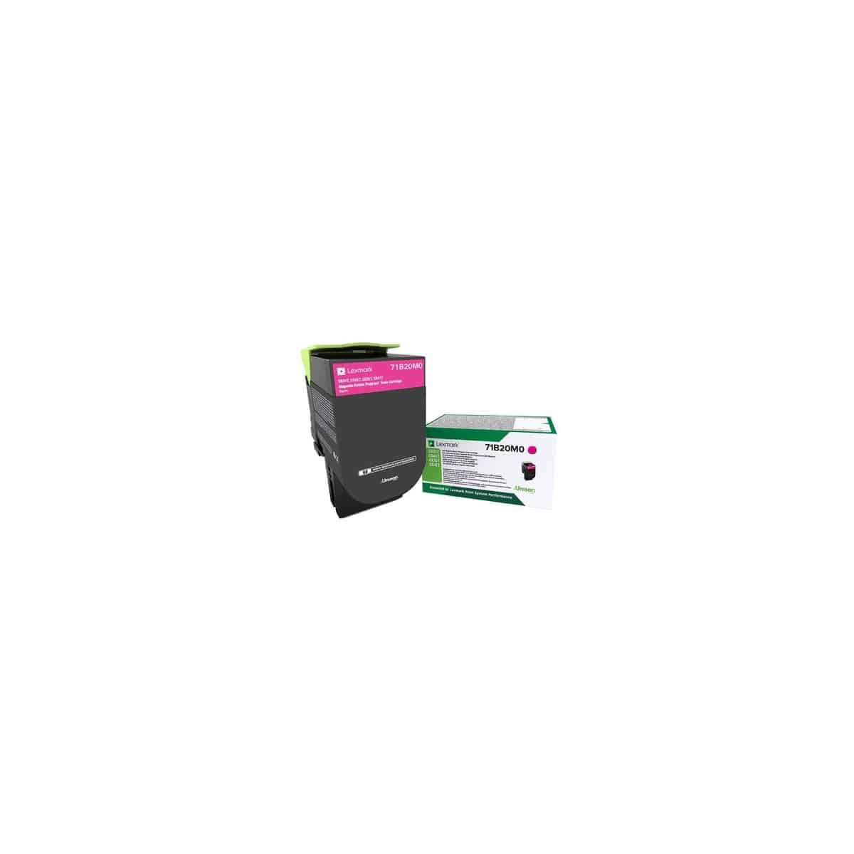 CX-317 / 417 / 517 / CS-317 / 417 / 517 M Toner laser Lexmark 71B20M0 - Magenta