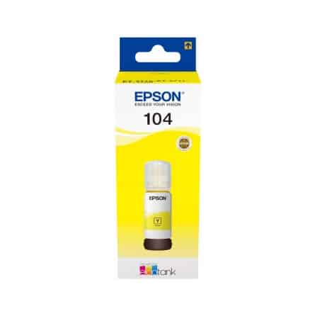 T104 Bouteille d'encre Epson C13T00P440 - Yellow