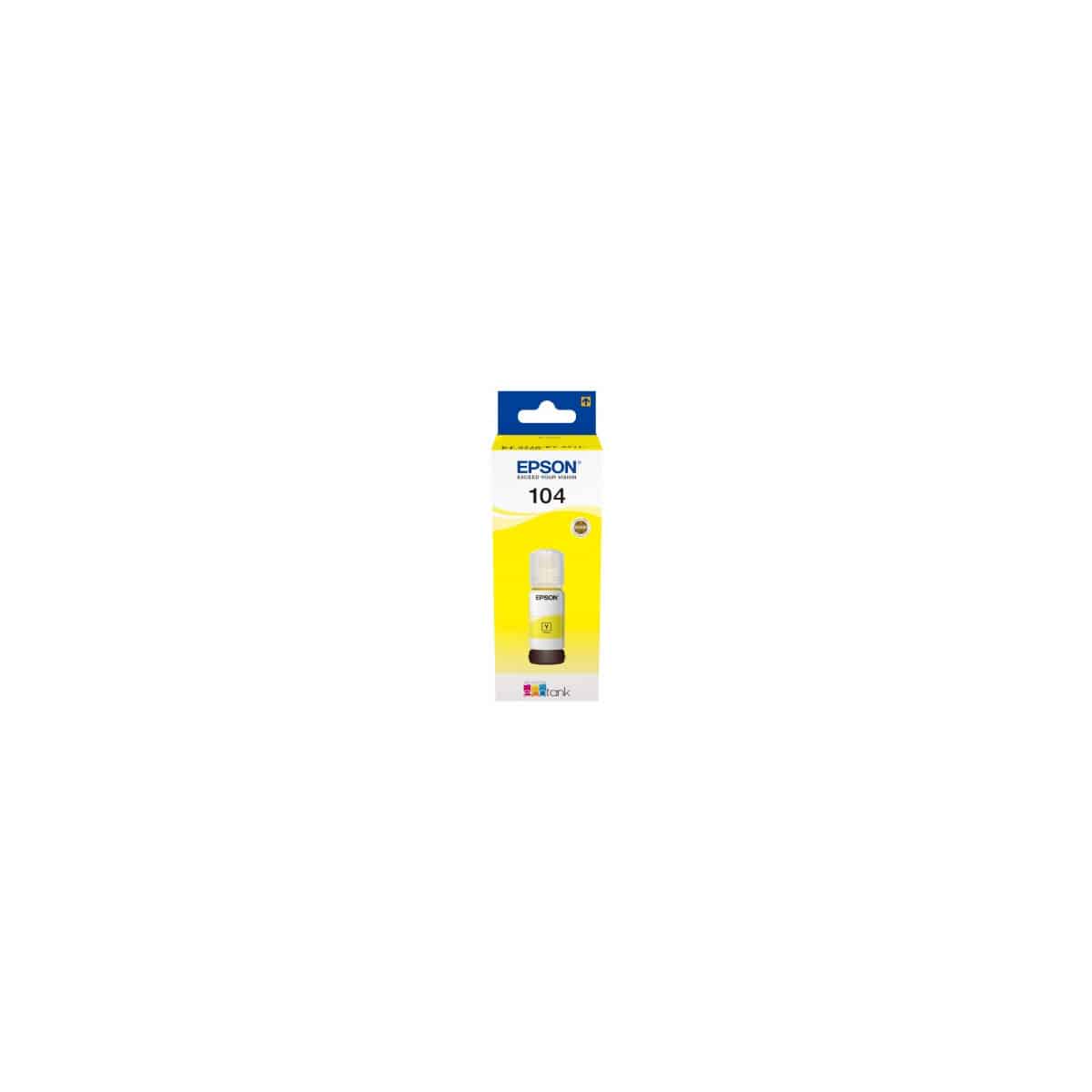 T104 Bouteille d'encre Epson C13T00P440 - Yellow