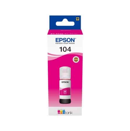 T104 Bouteille d'encre Epson C13T00P340 - Magenta