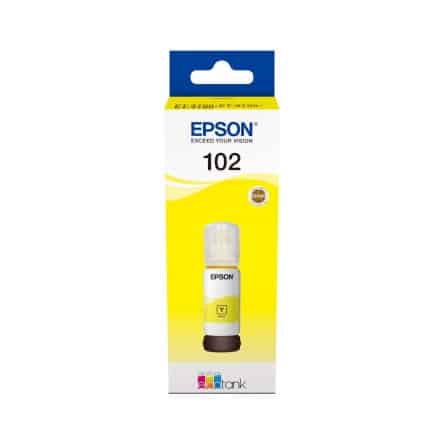 102 Y Bouteille d'encre compatible Epson C13T03R440 - Jaune