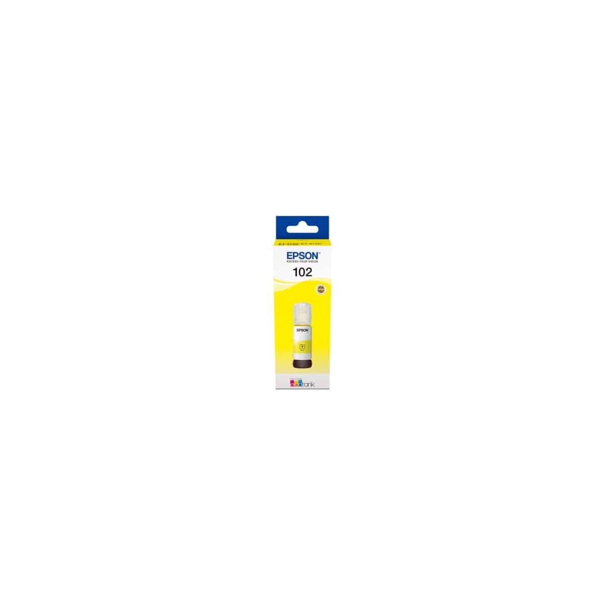 102 Y Bouteille d'encre compatible Epson C13T03R440 - Jaune