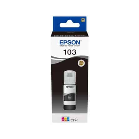 103 Bouteille d'encre compatible Epson C13T00S14A10 - Noir