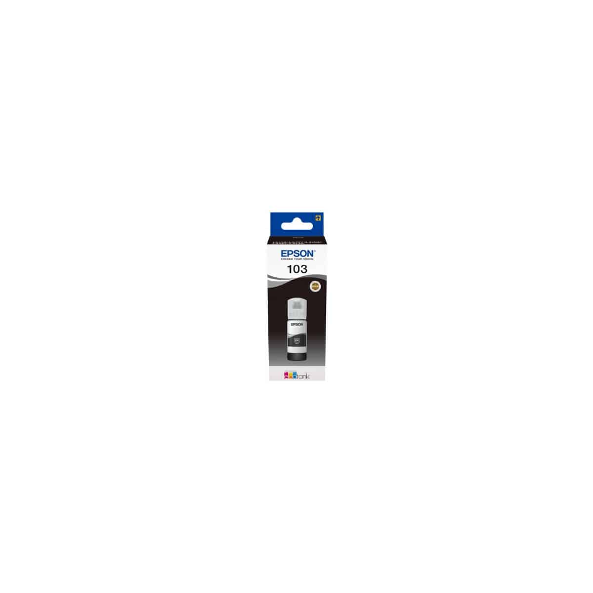 103 Bouteille d'encre compatible Epson C13T00S14A10 - Noir