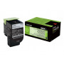 CX 310 / CX410 / CX510 BK Toner laser Lexmark 80C2S / 802SK - Noir
