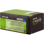 CX 310 / CX410 / CX510 C Toner laser compatible Lexmark 80C2S / 802SC - Cyan