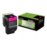 CX 310 / CX410 / CX510 M Toner laser Lexmark 80C2SM0 / 80C2SME / 802SM - Magenta