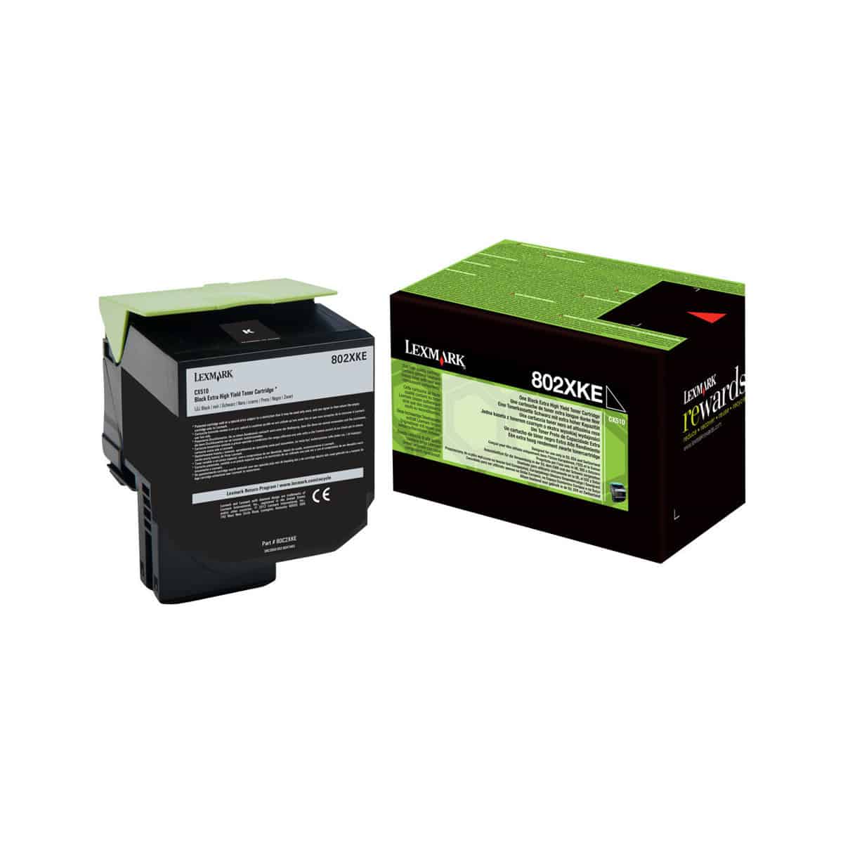 CX 310 / CX410 / CX510 BK Toner laser Lexmark 80C2SK0 / 80C2SKE / 802SK - Noir