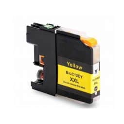 LC-12E Y Cartouche d'encre compatible Brother - Jaune