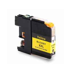 LC-22E Y Cartouche d'encre compatible Brother - Jaune