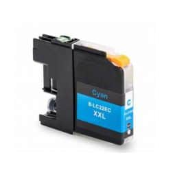 LC-22E C Cartouche d'encre compatible Brother - Cyan