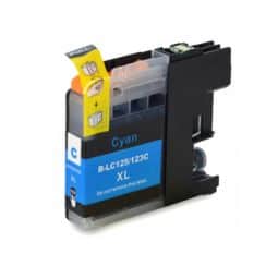 LC-121 / 123 C Cartouche d'encre compatible Brother - Cyan