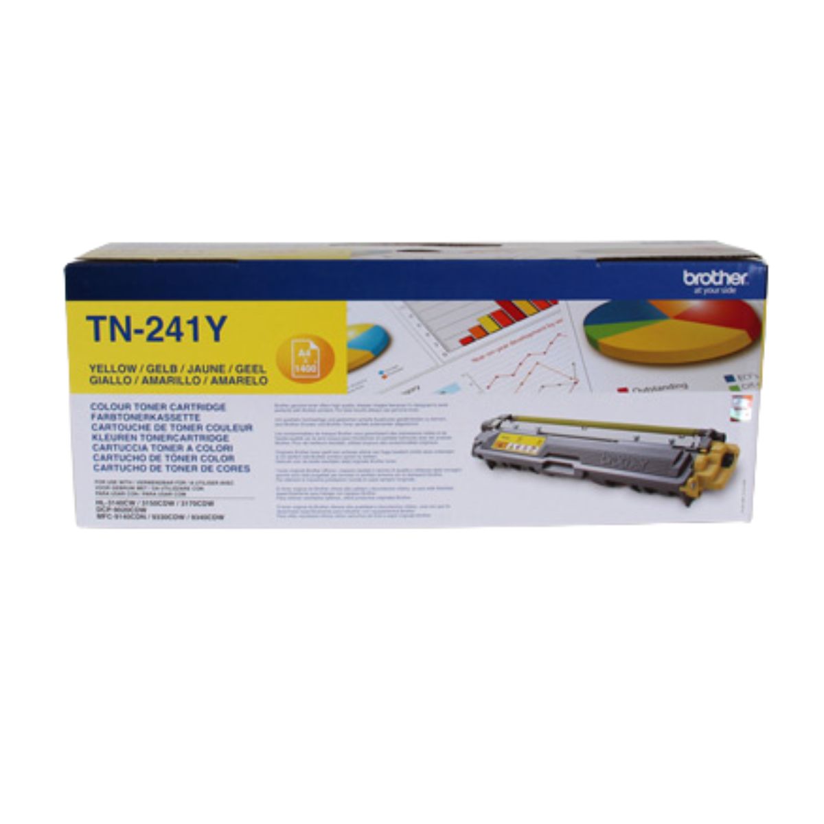 Brother TN241 - jaune - cartouche laser d'origine