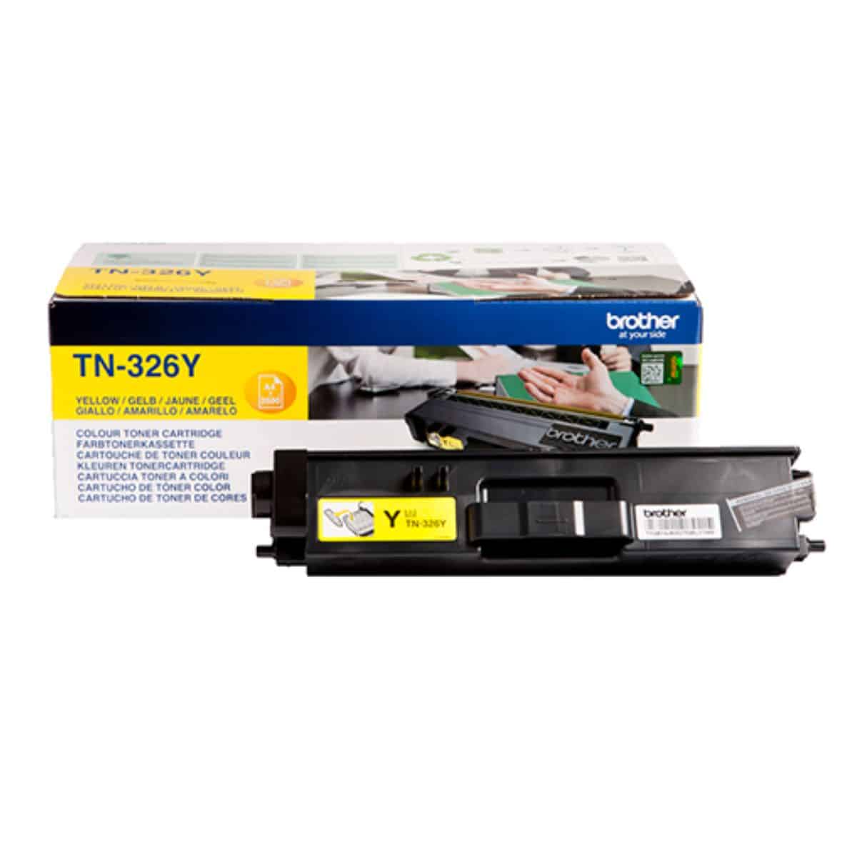 TN 326 Y Toner laser Brother - Jaune