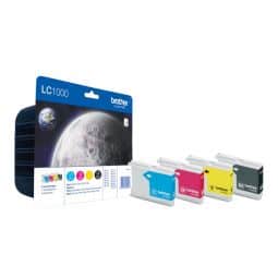 Pack 4 Cartouches LC 1000 Brother - 4 Couleurs