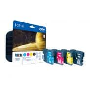 Pack 4 Cartouches LC-1100 Brother - 4 Couleurs