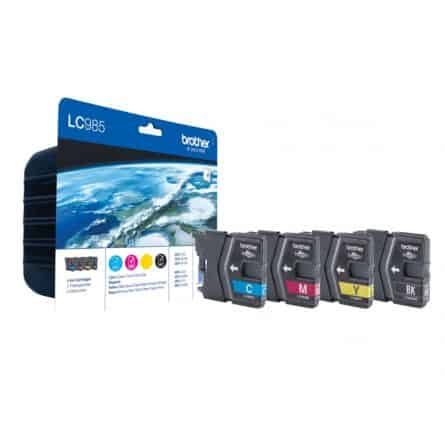 Pack 4 Cartouches LC-985 Brother - 4 Couleurs