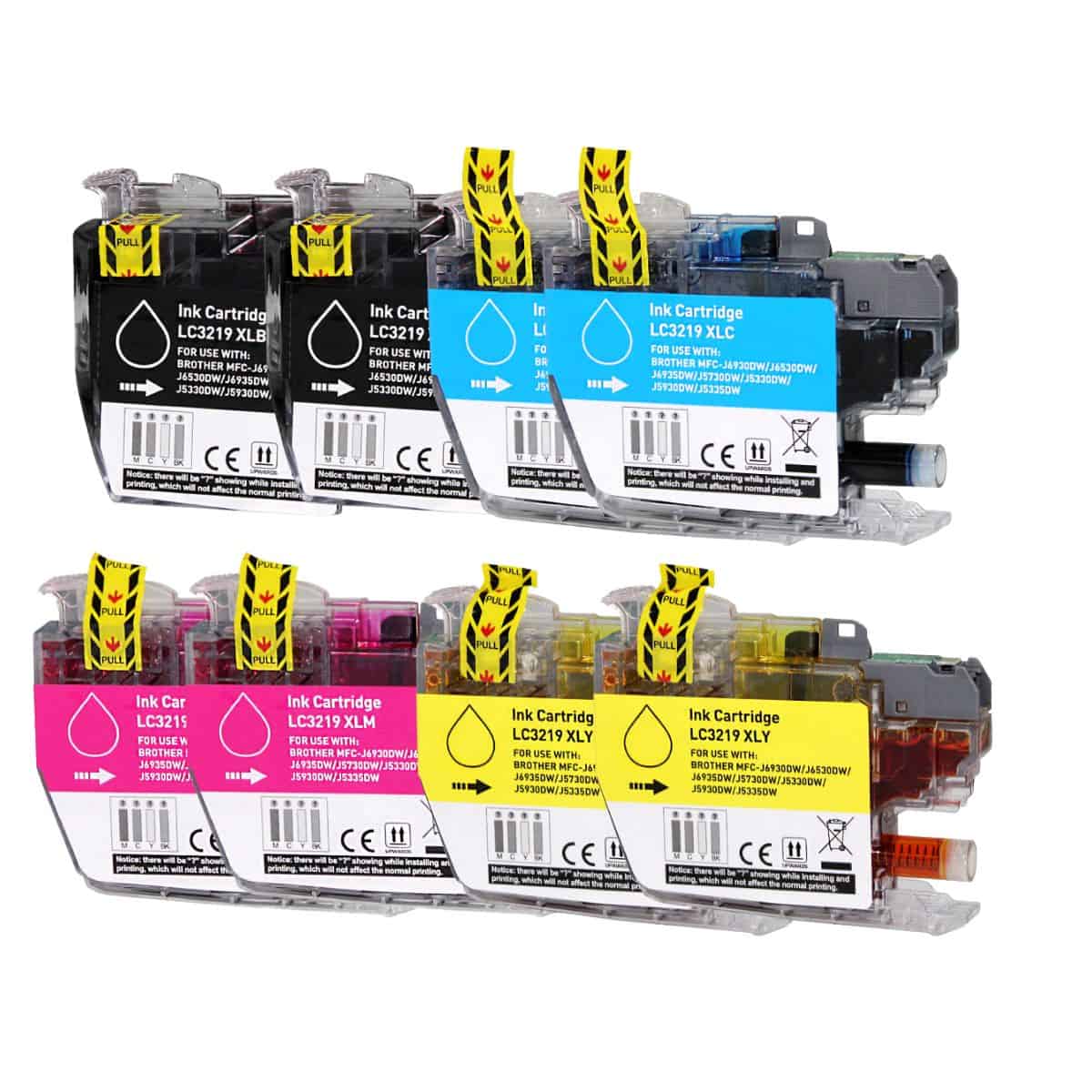 Pack de 4 Cartouches d'encre Cartridge World Compatibles HP 912XL Noir,  Cyan, Magenta et Jaune (3YP34AE)