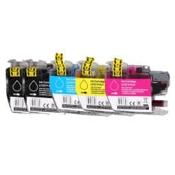 Pack 5 cartouches LC-3219 XL compatible Brother - 4 couleurs