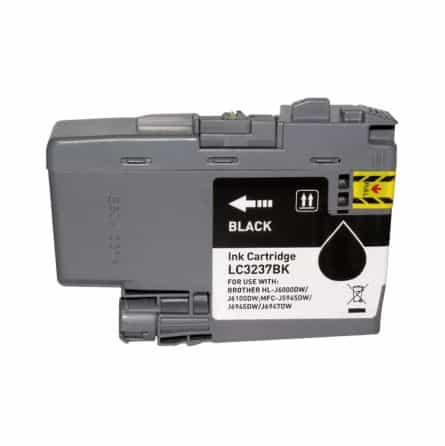 LC-3237 BKCartouche compatible Brother - Noir