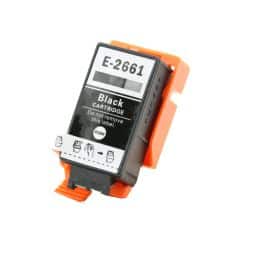 T266 Cartouche d'encre générique pour Epson - Noir - Globe