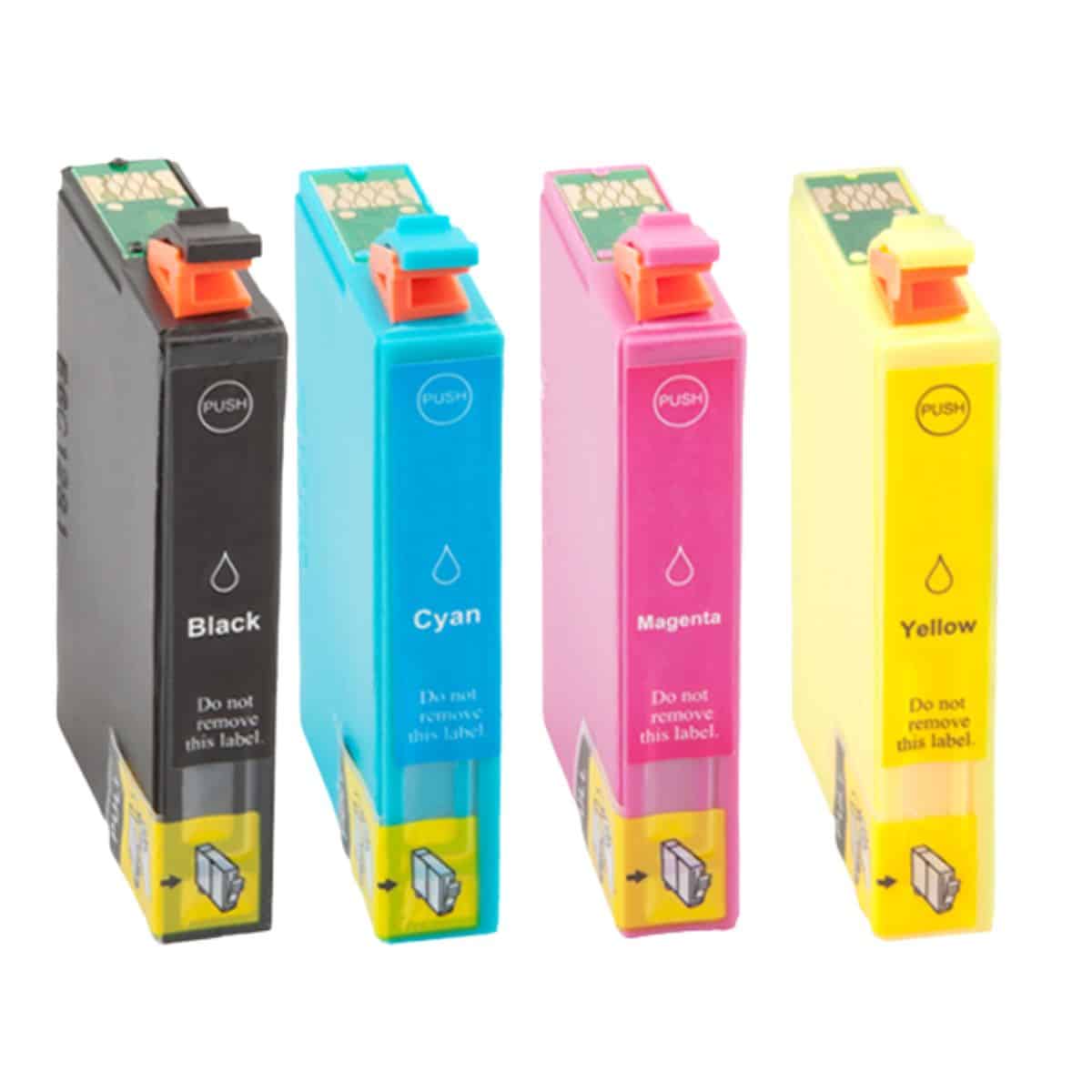 Pack 4 Cartouches 502 XL générique pour Epson - 4 Couleurs - Jumelles