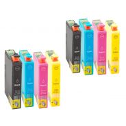 Pack 8 Cartouches 502 XL générique pour Epson - 4 Couleurs - Jumelles