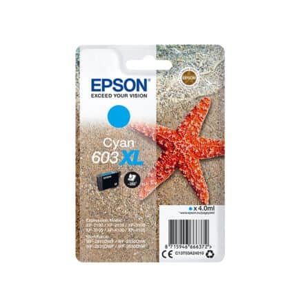 603 XL C Cartouche Epson - Cyan - Etoile de mer