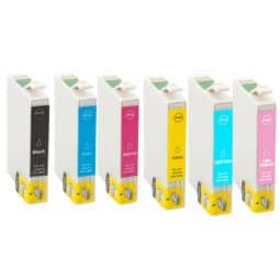 Pack 6 Cartouches T0807 générique pourEpson - 6 couleurs