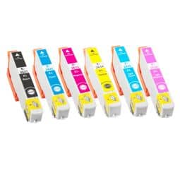Pack 6 Cartouches T2438 générique pour Epson - T24XL Eléphant