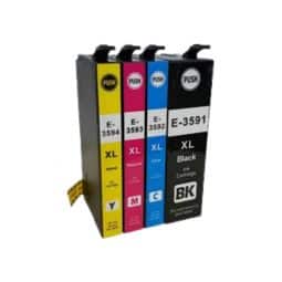 Pack 4 Cartouches T3586 / 3596 générique pour Epson - T35XL Cadenas