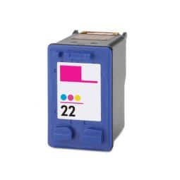 N°22 Cartouche d'encre recyclée pour HP C9352CE - 3 Couleurs