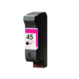 N°45 Cartouche d'encre recyclée pour HP - Noir