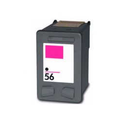 N°56 Cartouche d'encre recyclée pour HP - Noir