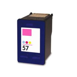 N°57 Cartouche d'encre recyclée pour HP - 3 Couleurs