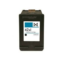 N°62 BK XL Cartouche d'encre recyclée pour HP C2P05AE - Noir